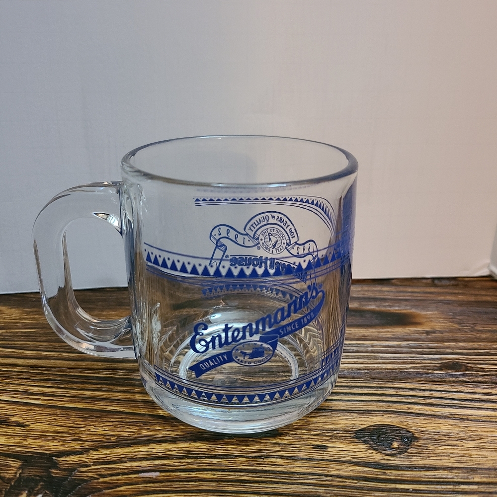 Entemanns Maxwell House Clear Glass Mug